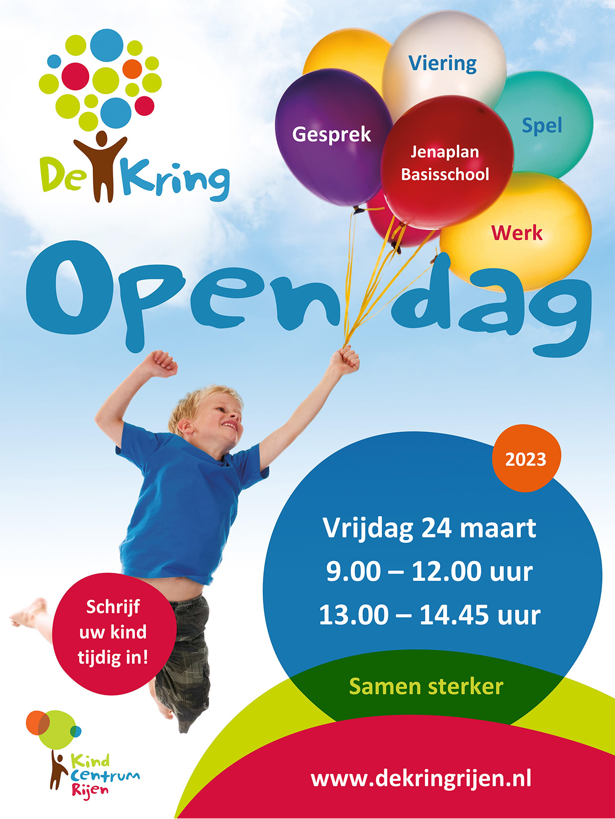 Basis poster open dag De Kring